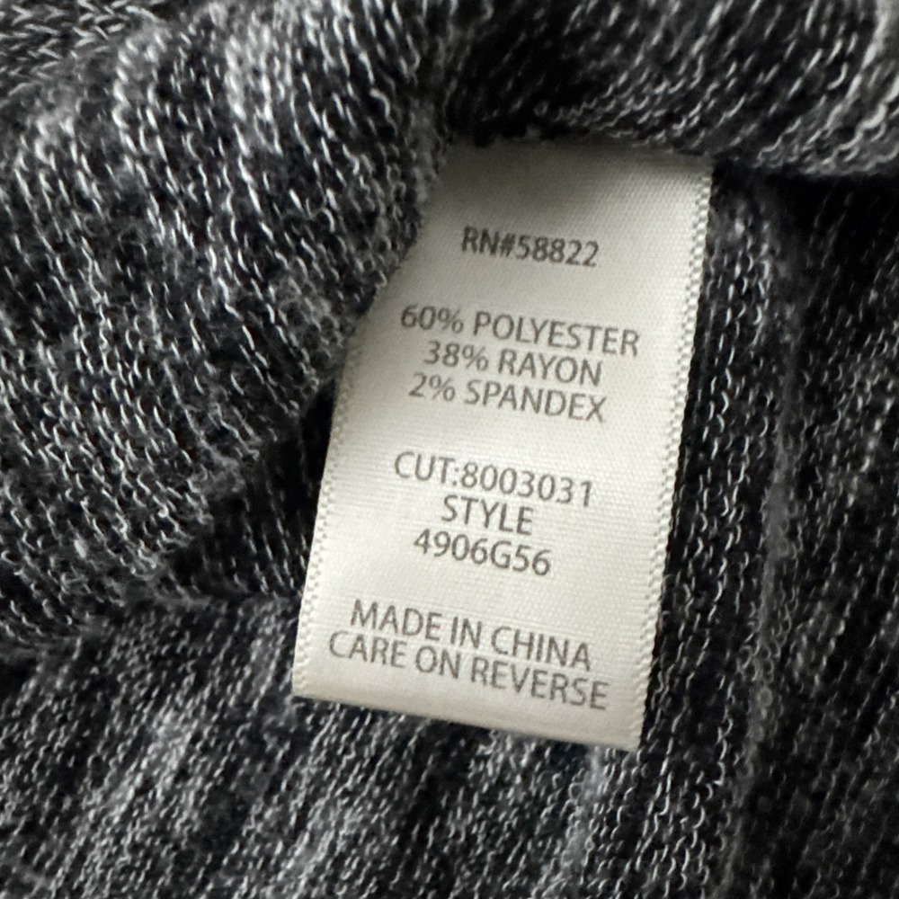 Max Studio Women's Sweater Dress with Side Knot Size M Color Black - Picture 4 of 5